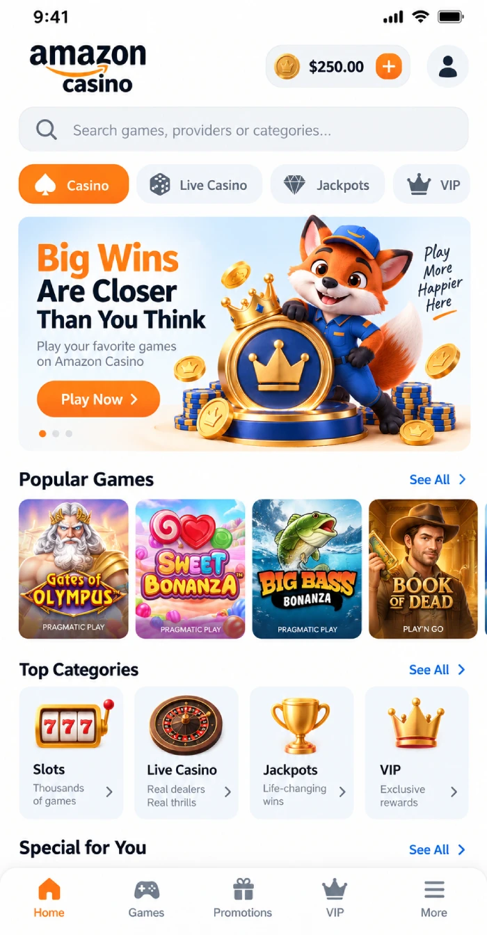 Amazon Casino App